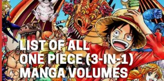 List of One Piece (3-IN-1) Manga Vols - BookReviewsTV