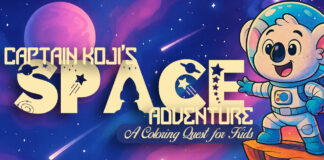 Captain Koji's Space Adventure - A Coloring Quest for Kids